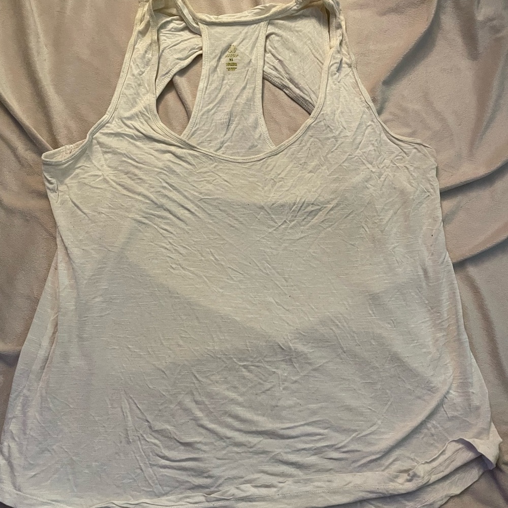 Balance collection cream yoga tank top